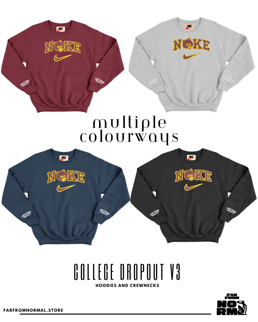 College Dropout V3 SWEATSHIRTS, HOODIES & T-SHIRTS